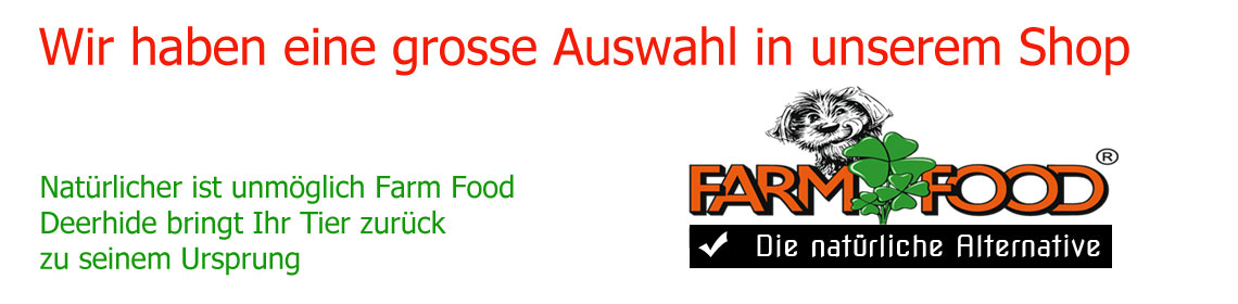 farm food 100% natür für Ihre Haustiere Aachen